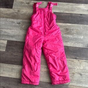 Carter’s Toddler Girl Overall Sleeveless Snow Bib Snowsuit Pink